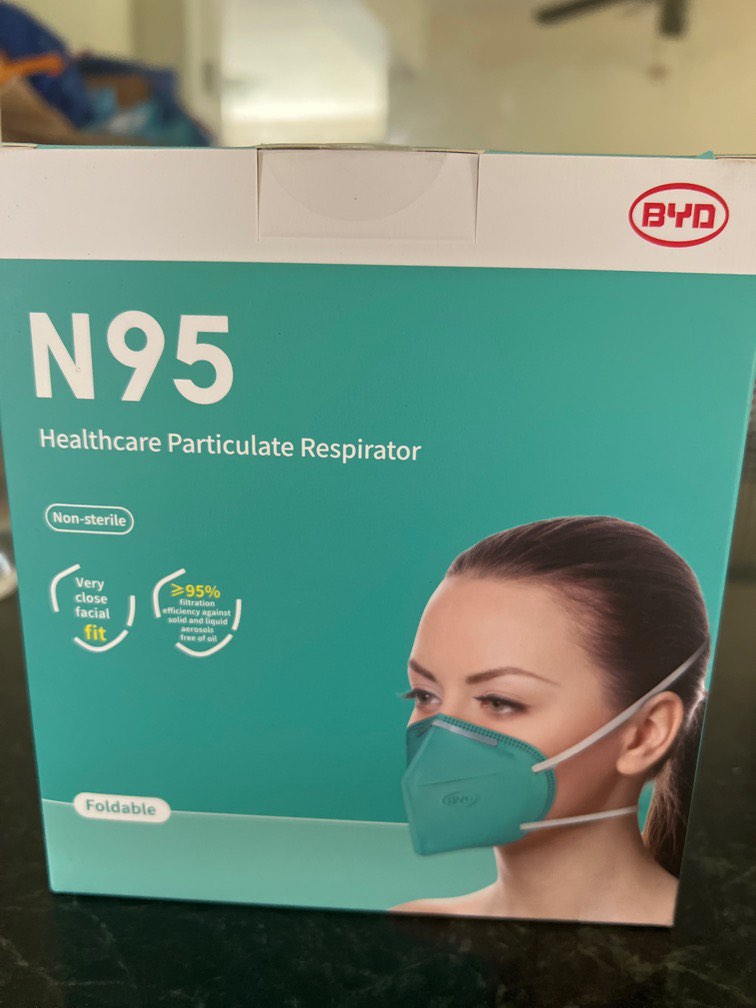 N95 Mask, Health & Nutrition, Face Masks & Face Shields On Carousell