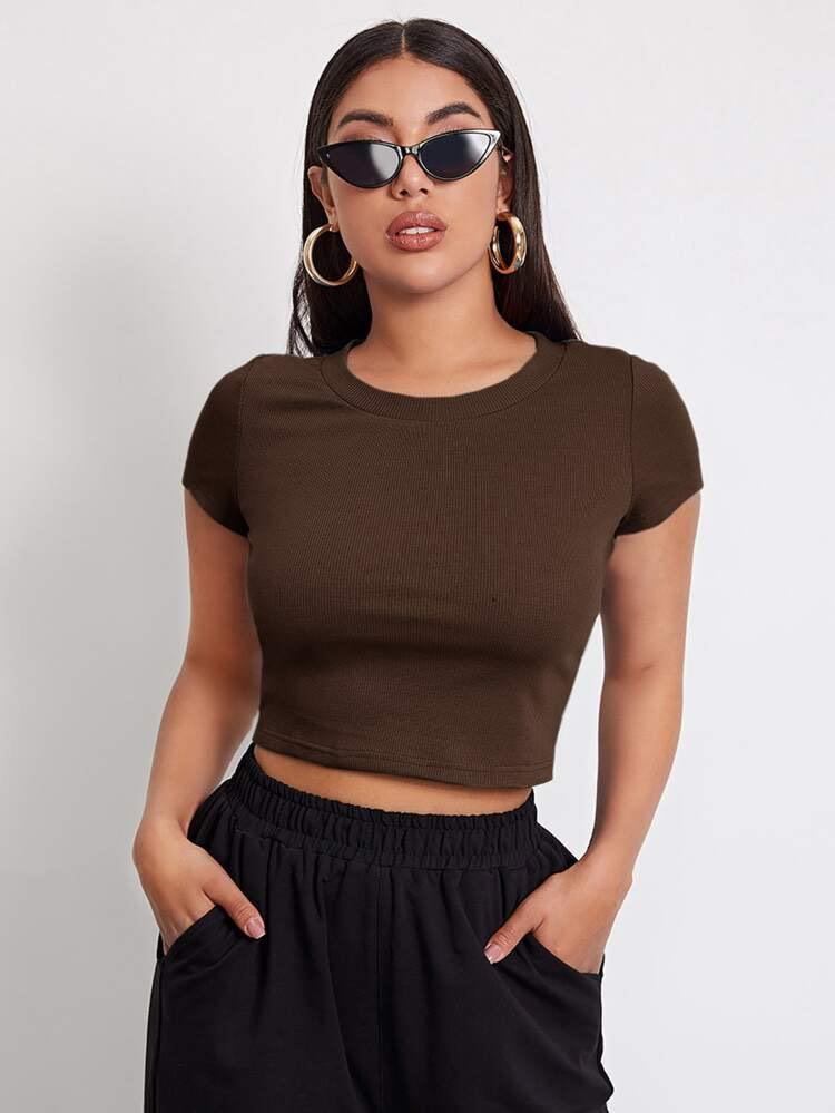 Nailea X SHEIN Solid Tank Bralette