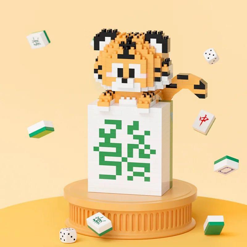 [NaniNano SG] Mahjong Nano Building Blocks Hong Zhong Bai Ban Fa Cai