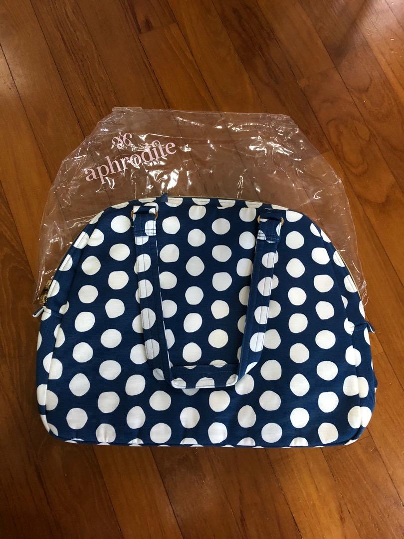 Naraya Aphrodite Blue Polka Dots Shoulder Bag