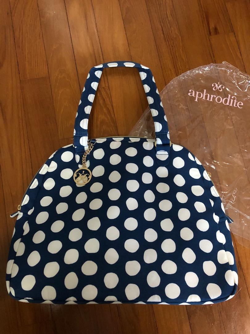 Naraya Aphrodite Blue Polka Dots Shoulder Bag