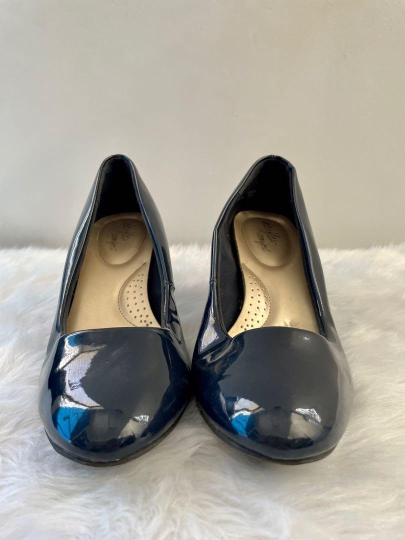 Navy blue store heels payless