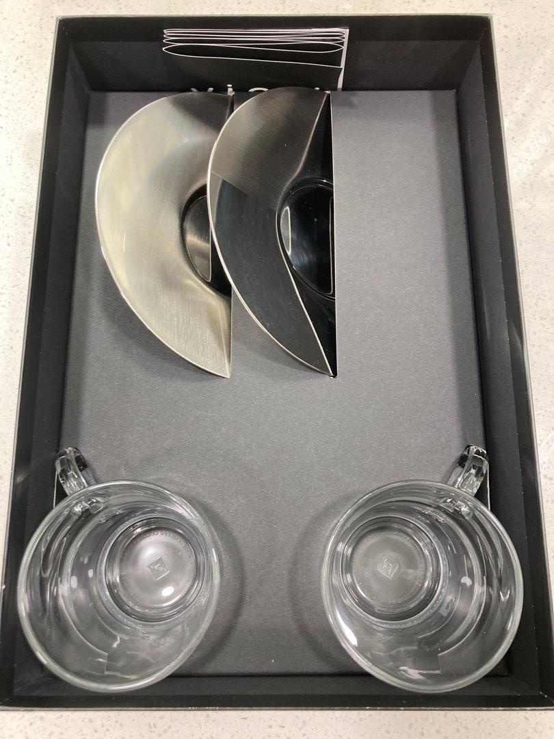 Nespresso view lungo coffee cups & saucers, 家庭電器, 廚房電器, 咖啡機及咖啡壺 Carousell