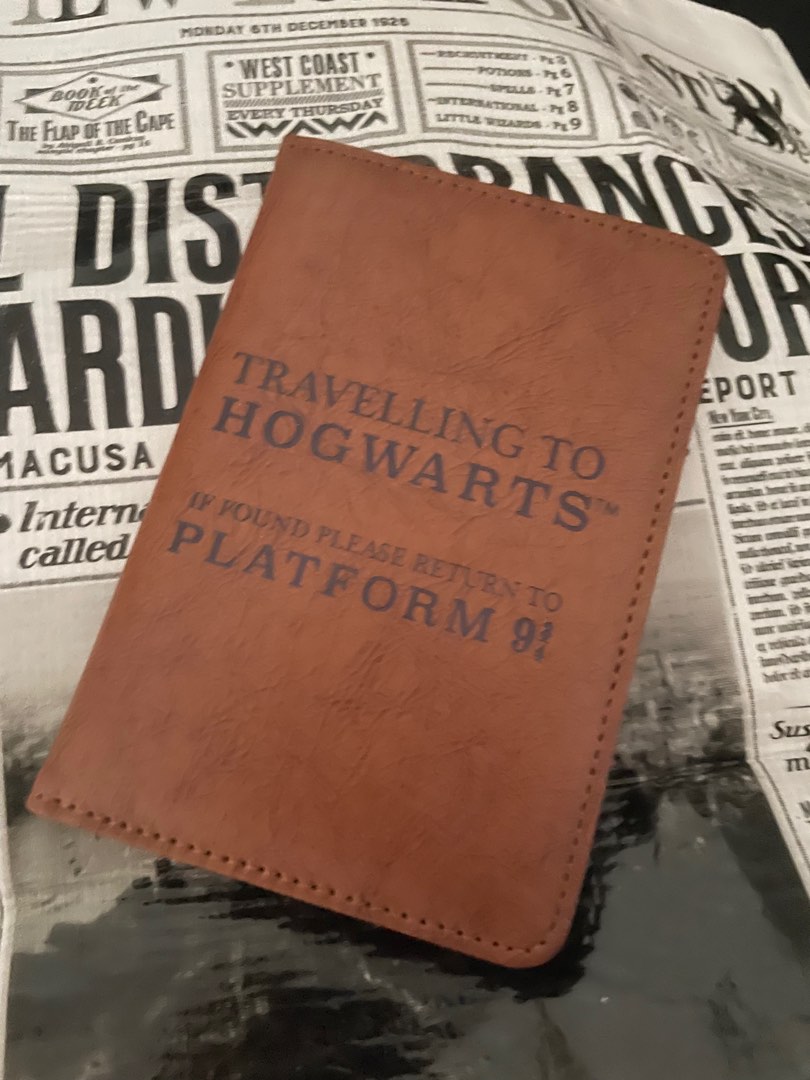 NEW Harry Potter passport holder, Women's Fashion, Bags & Wallets