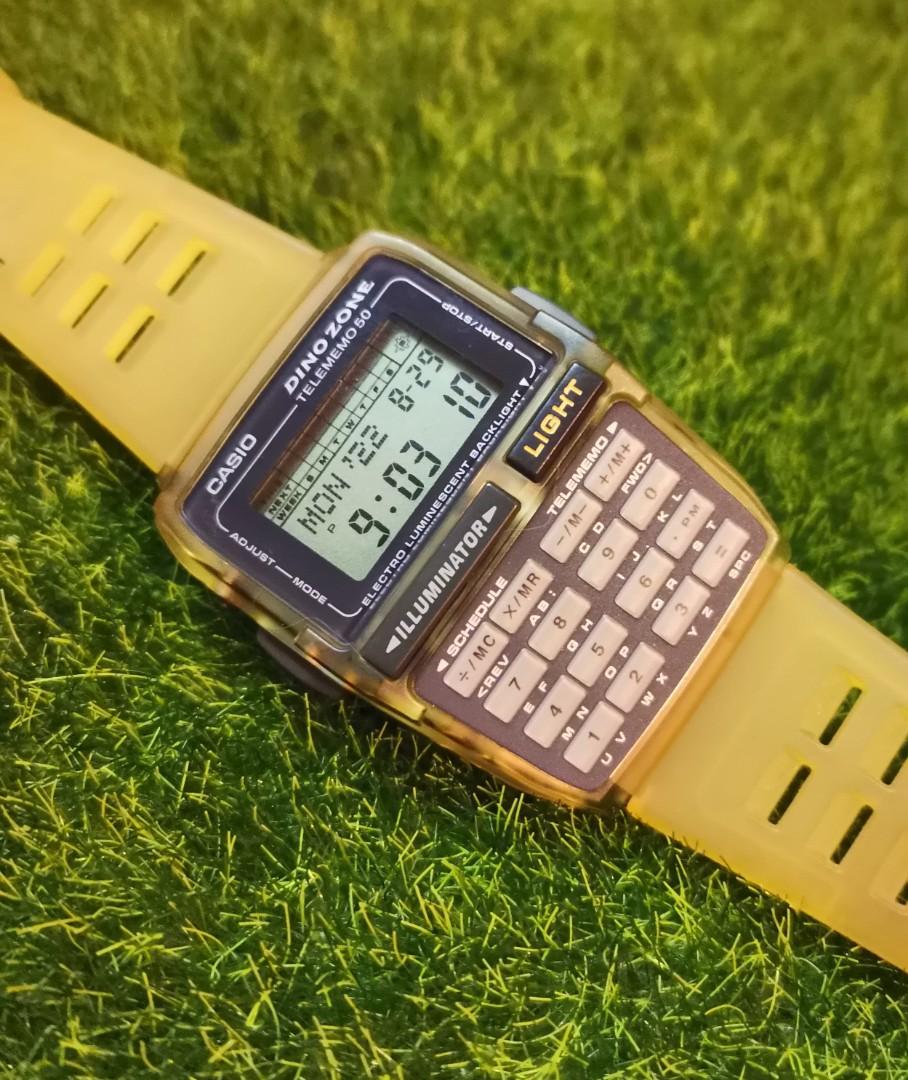 NEW OLD STOCK] CASIO DINO ZONE TELEMEMO 50 THE DINOSAUR SOCIETY 