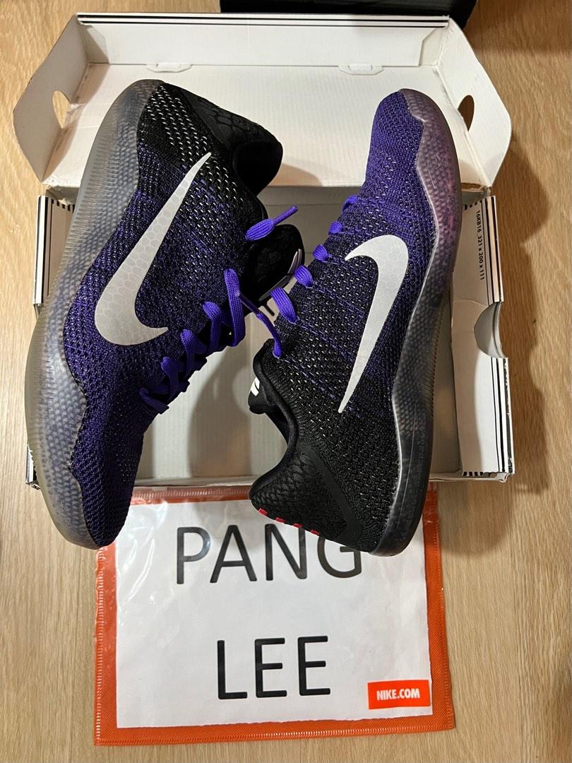 限時優惠) Nike Kobe Xi Elite Eulogy Hyper Grape Us9 Nba Lakers Bryant, 男裝, 鞋, 波鞋- Carousell