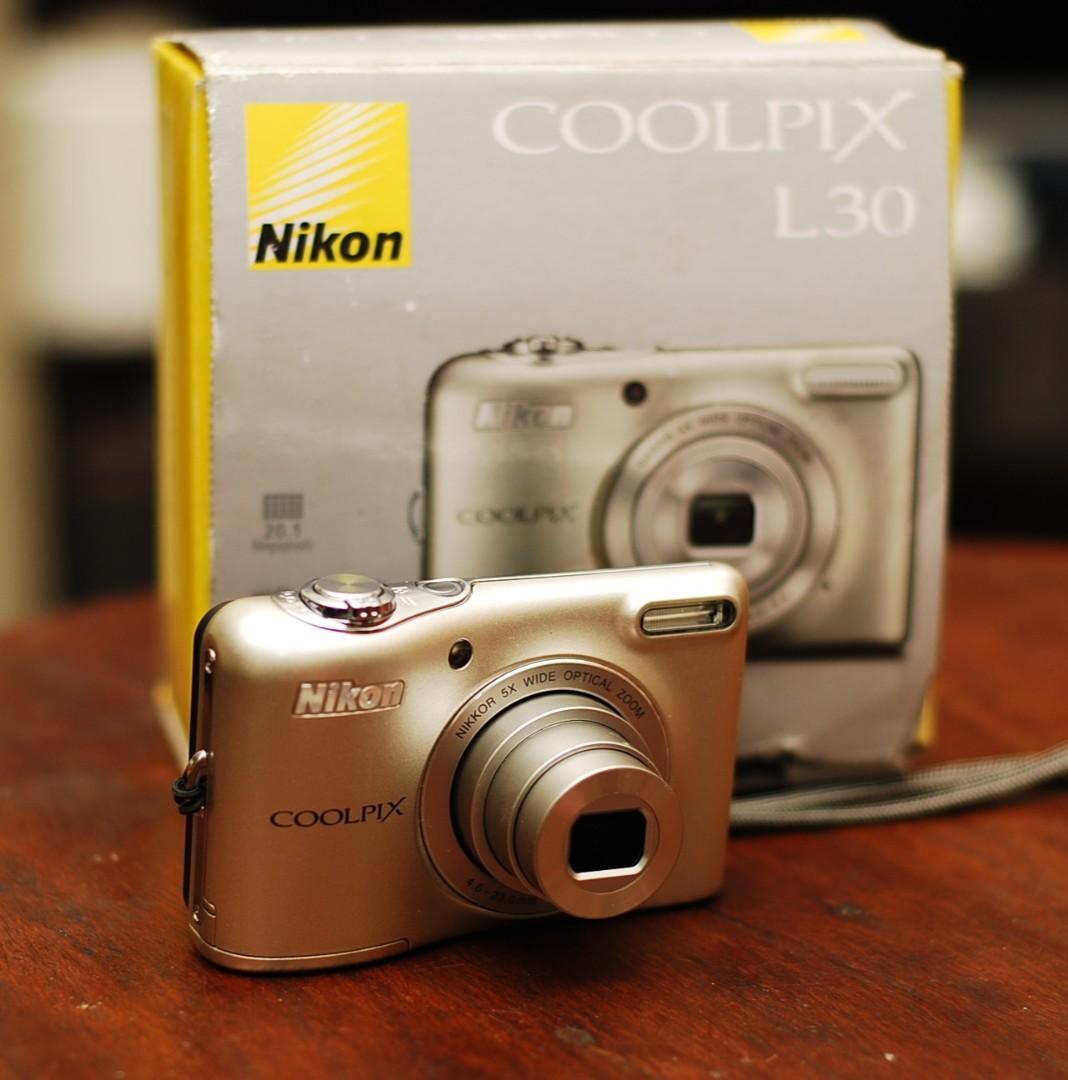 Nikon coolpix L30, Photography, Cameras on Carousell