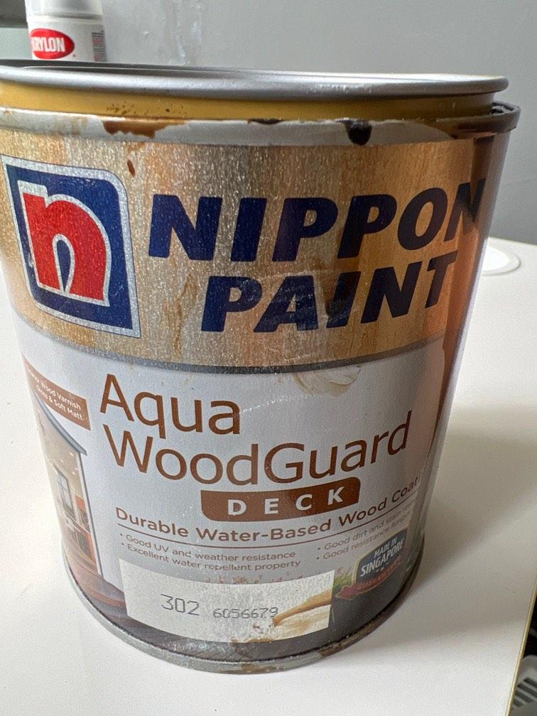 Nippon Aqua Woodguard coating/ varnish, Furniture & Home Living