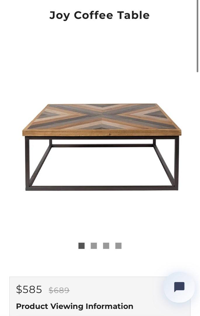 Nook & Cranny Joy Coffee Table, Furniture & Home Living, Furniture