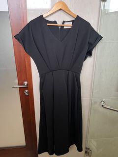 Novere Black Scuba Dress Sz S-M