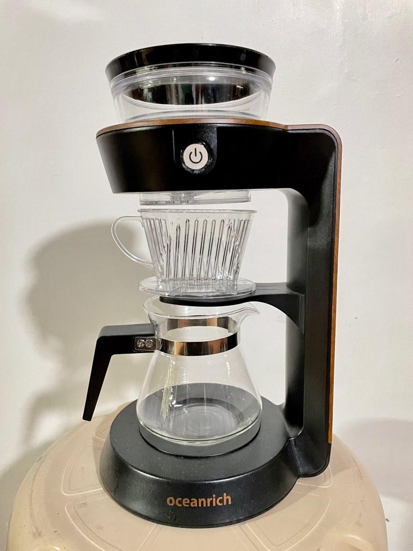 Oceanrich Automatic Pour Over Coffee Maker Single Wall Carafe Wooden