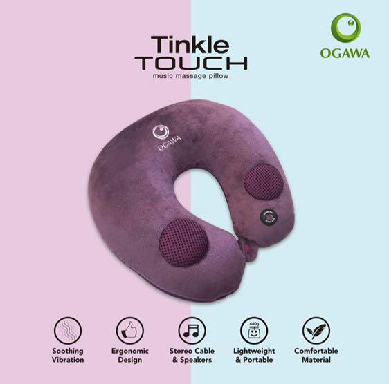 Ogawa Tinkle Touch Music Massage Pillow Health Nutrition