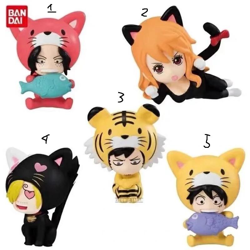 One Piece Figures Costume Cat Dog Monkey D Luffy Anime Nami Trafalgar D
