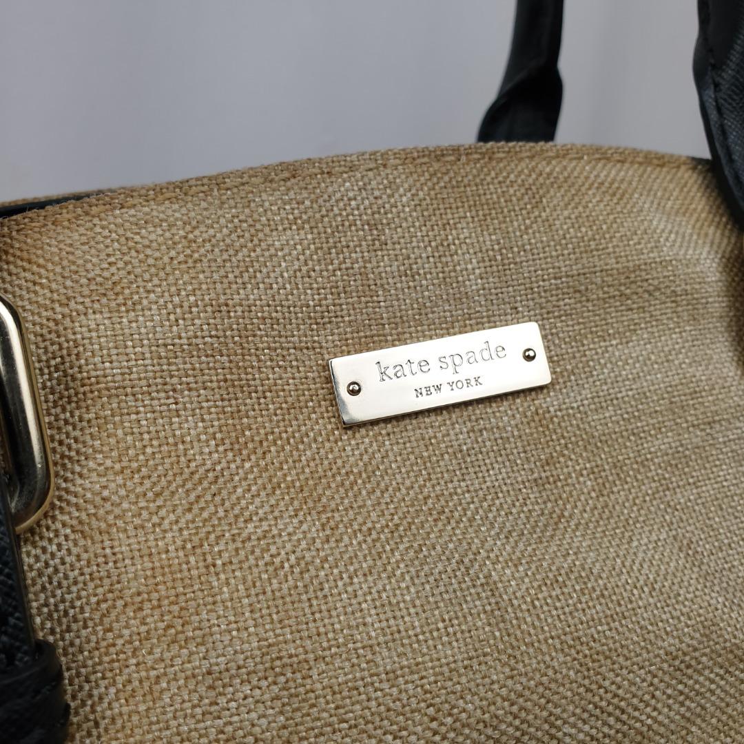 Original kate spade burlap bag new arrivals