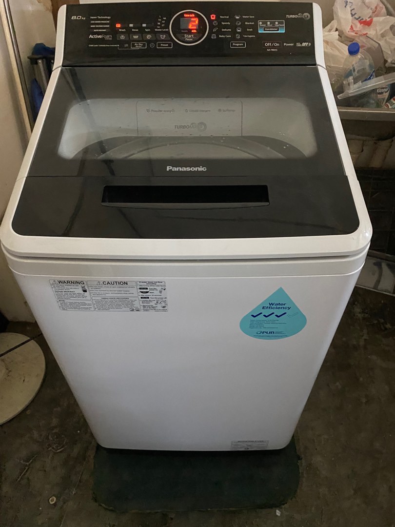 Panasonic 8kg washing machine / washer, TV & Home Appliances, Washing