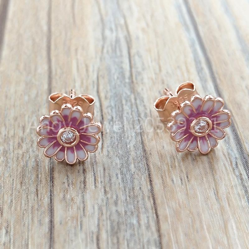 Daisy flower stud earrings discount