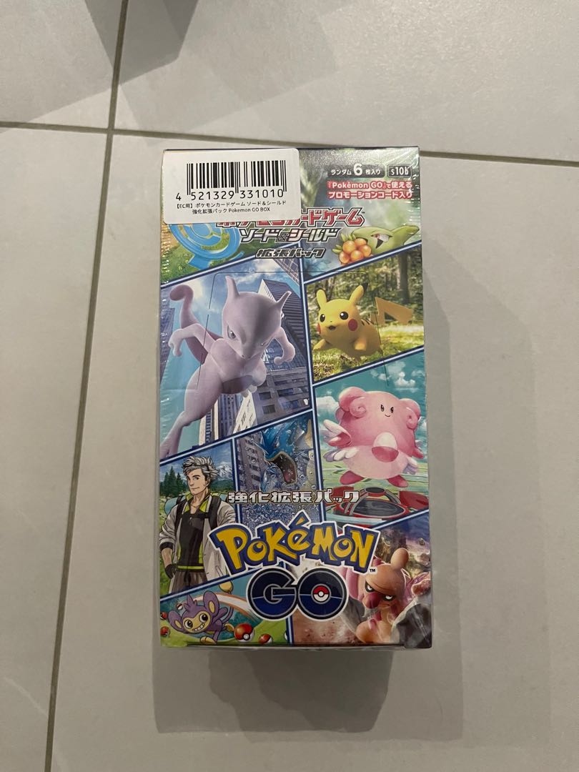Pokemon TCG Japanese cards pokemongo booster box, Hobbies & Toys, Toys