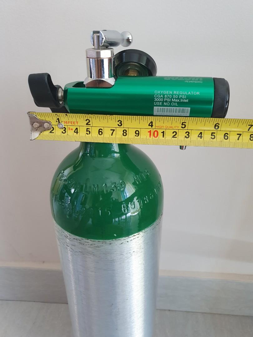 Portable medical grade oxygen tank, Health & Nutrition, Medical