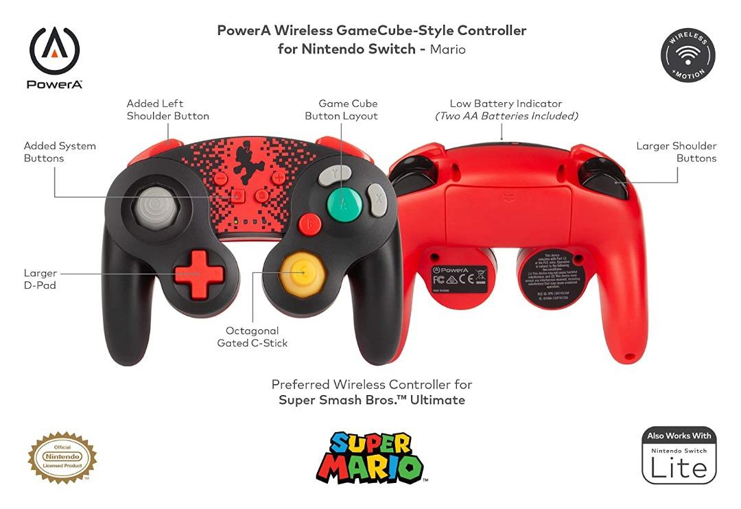 Powera wireless gamecube controller for nintendo switch on sale