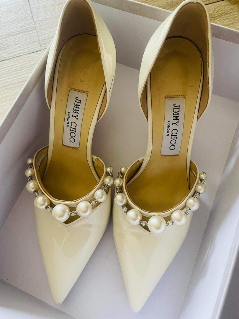 Second hand jimmy choo wedding shoes store