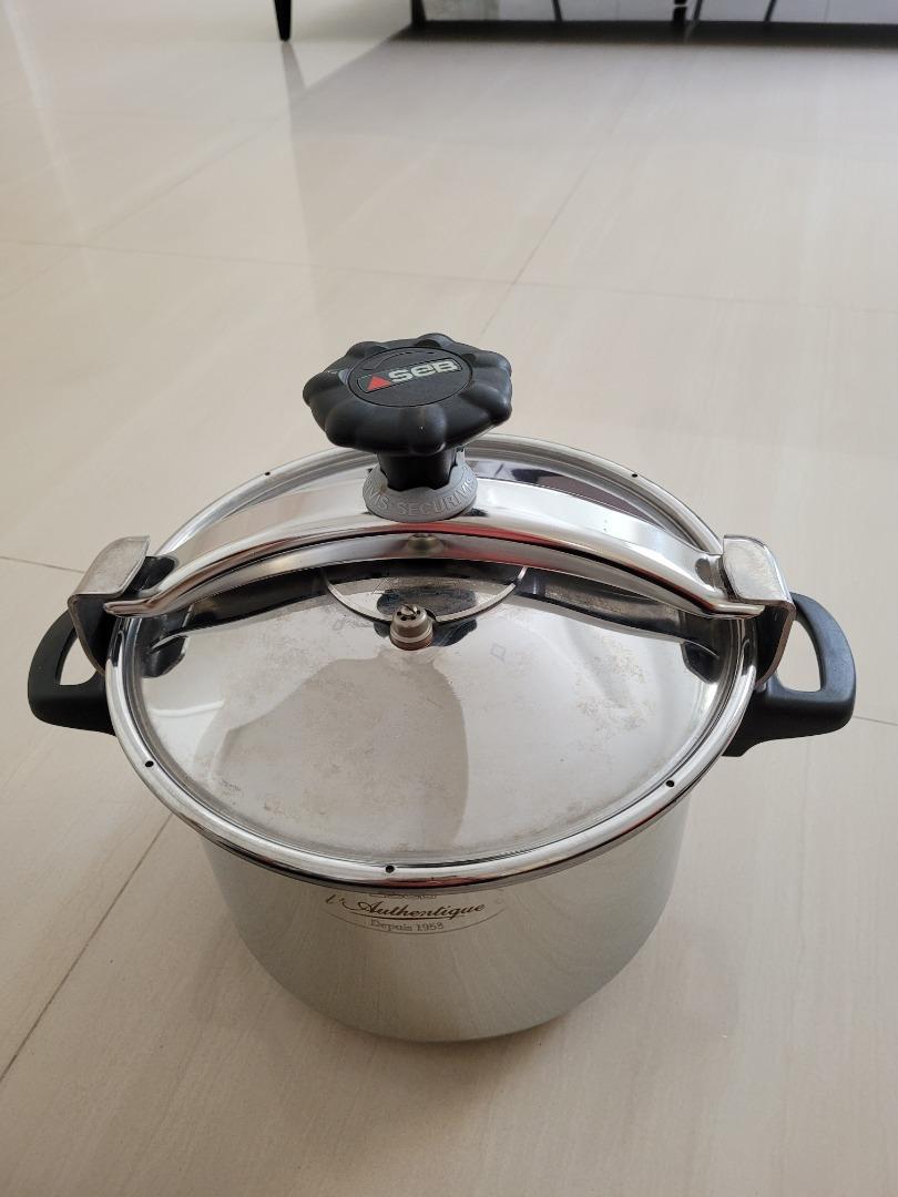 Authentic SEB Pressure Cooker. Solid, Heavy Stainless Steel. Made in