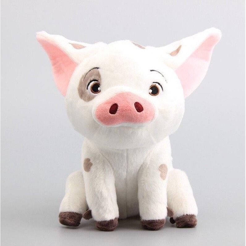 Pua Pig Moana Plush Toy (Category: Plushies & Soft Toys) located in Mandaluyong City. Submitted by urgifted (Listing ID 1182246143, Image 1). Description: Your little one will love cuddling up with Pua the Pig plush toy. Soft and sweet, this cute pig is a plush pal that is as comfortable to snuggle with as it is fun to play with. • approx 20cm • Kindly ask for availability as stocks may come and go. .