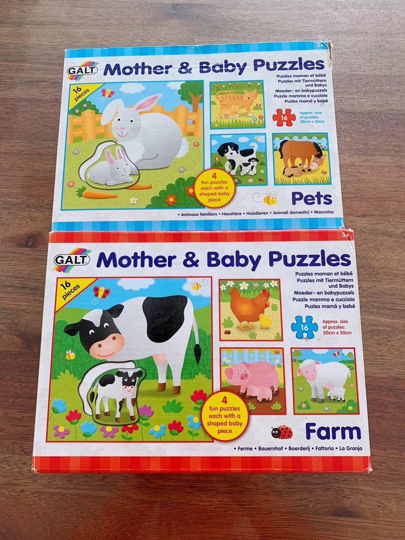 GALT Puzzles for 3+yo, Babies & Kids, Infant Playtime on Carousell