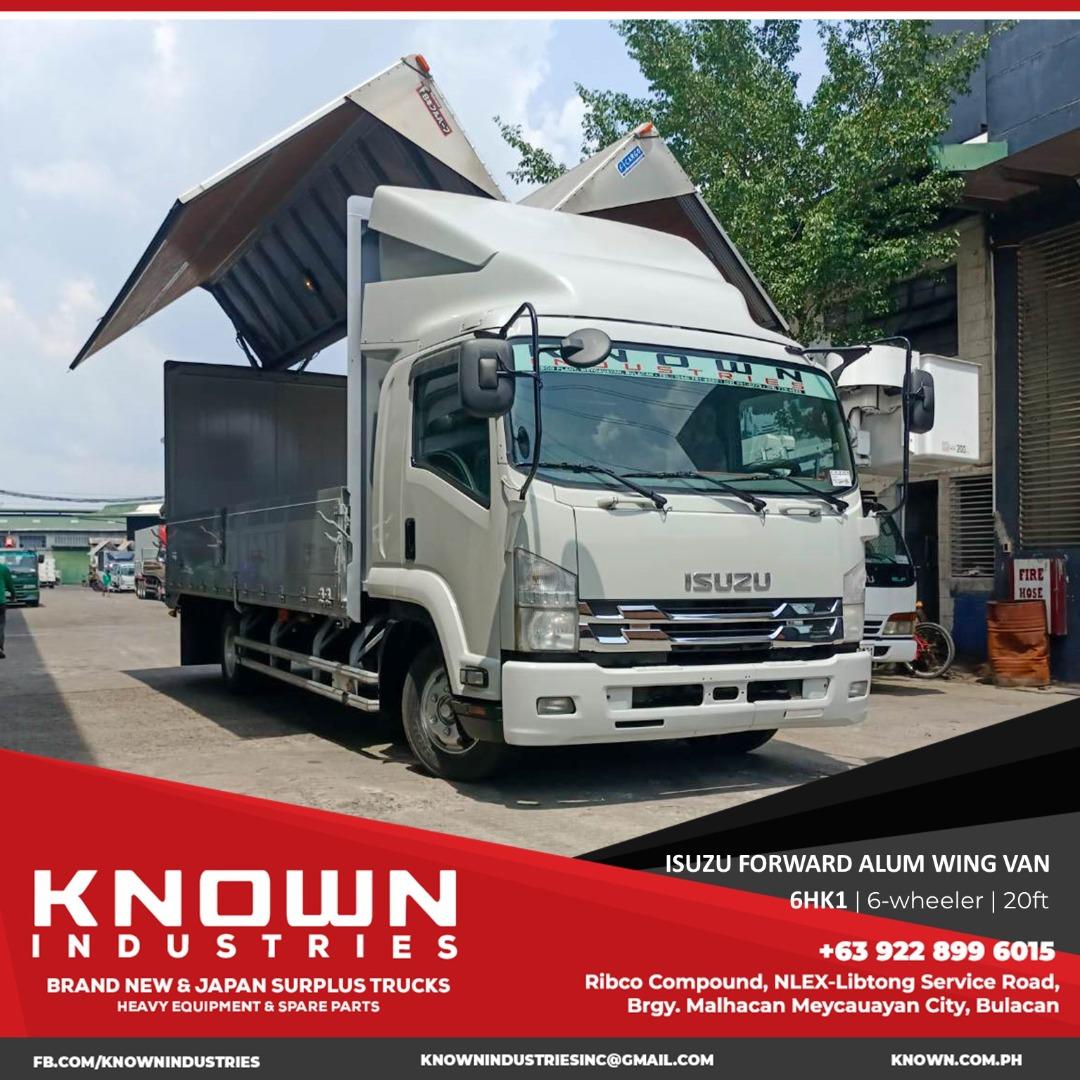 QUALITY JAPAN ISUZU FORWARD ALUMINUM WING VAN TRUCK, Special Vehicles