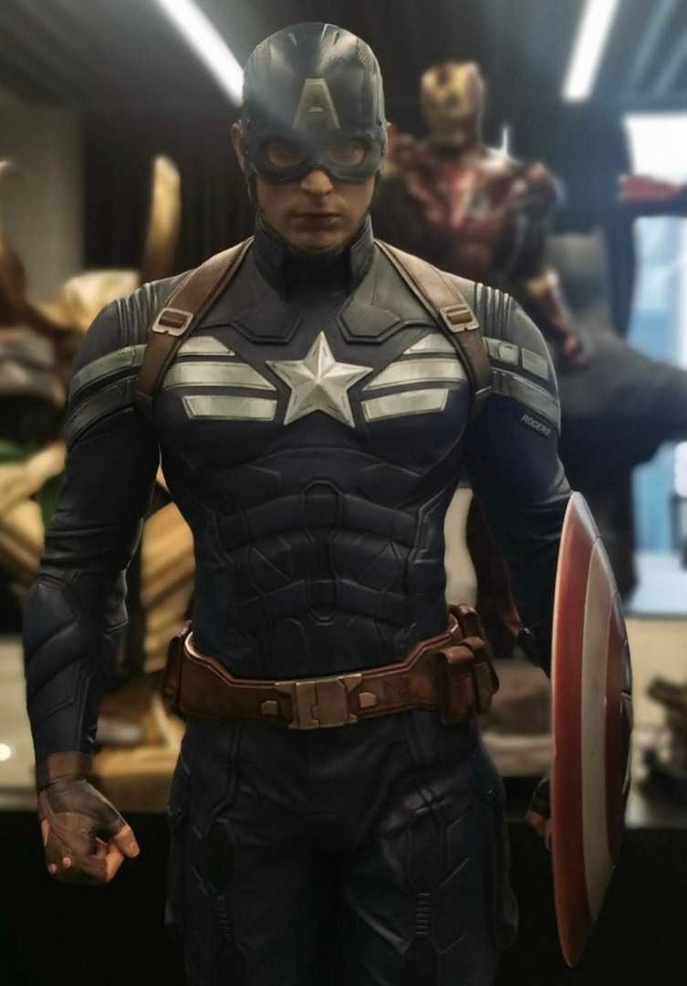 Queen Studio - Scale 1/4 Collectible Statue - Captain America, Hobbies ...