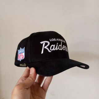 Mitchell & Ness Los Angeles Raiders Line Pro Crown Snapback Black