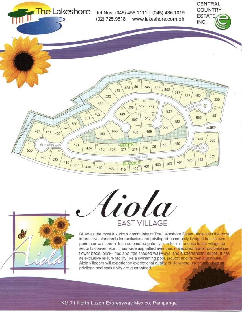 Residential Lot For Sale Lake Shore Nlex Expressway Mexico Pampanga