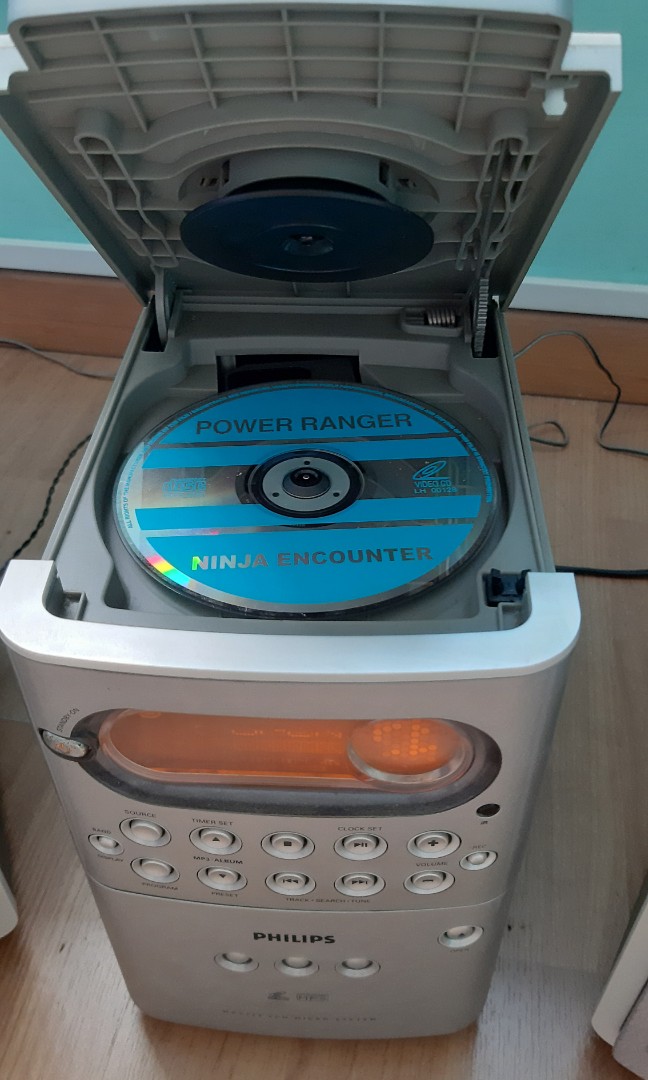 Retro CD and casette player, floppy disk. BBC cds, Hobbies & Toys