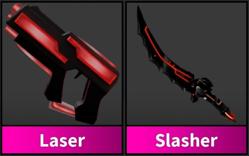 Roblox MM2 Bundle Laser Slasher, Video Gaming, Gaming Accessories