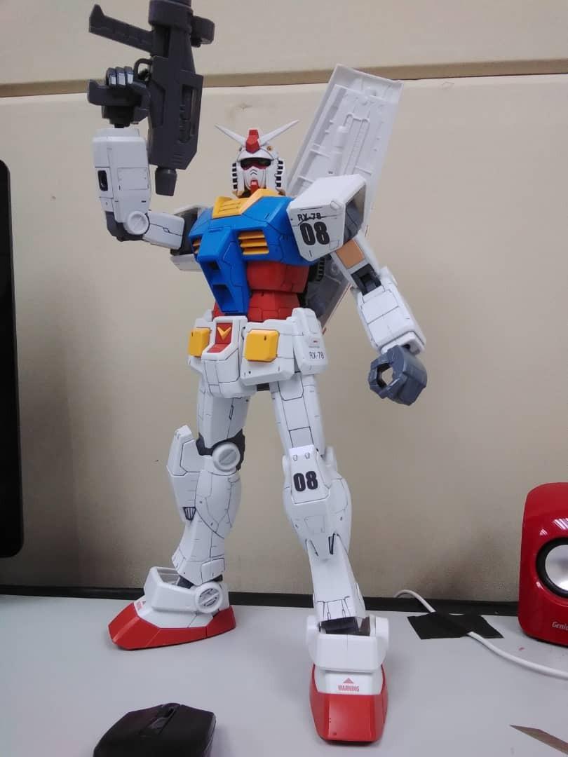 RX782 (GUNDAM BIG SCALE 1/48 NOT PG) DABAN MEGASIZE FIGHTER, Hobbies