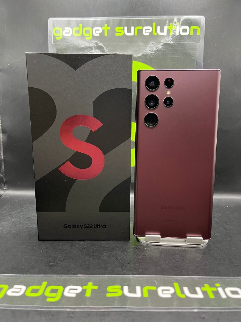 SAMSUNG GALAXY S22 ULTRA 256GB BURGUNDY 101888, Mobile Phones & Gadgets, Mobile Phones, Android