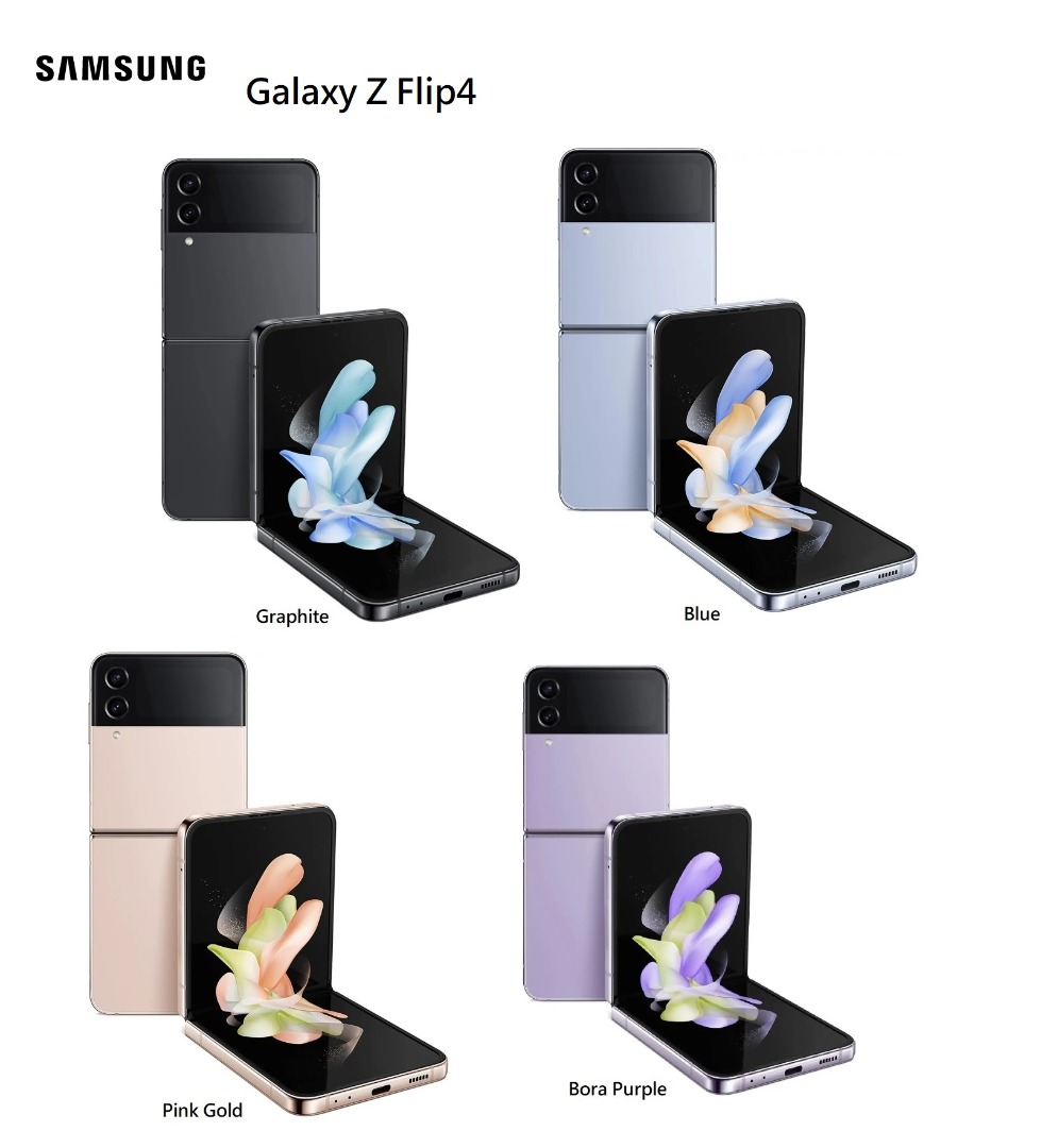 Samsung Galaxy Z Flip 4, F7210 (8/128G: NA| 8/256GB:$4,368