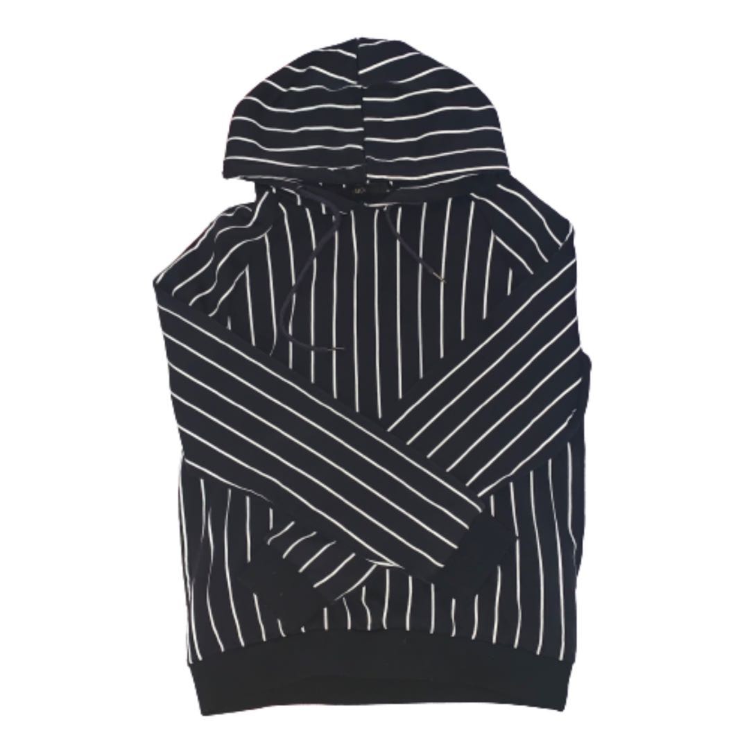 Striped on sale hoodie mens