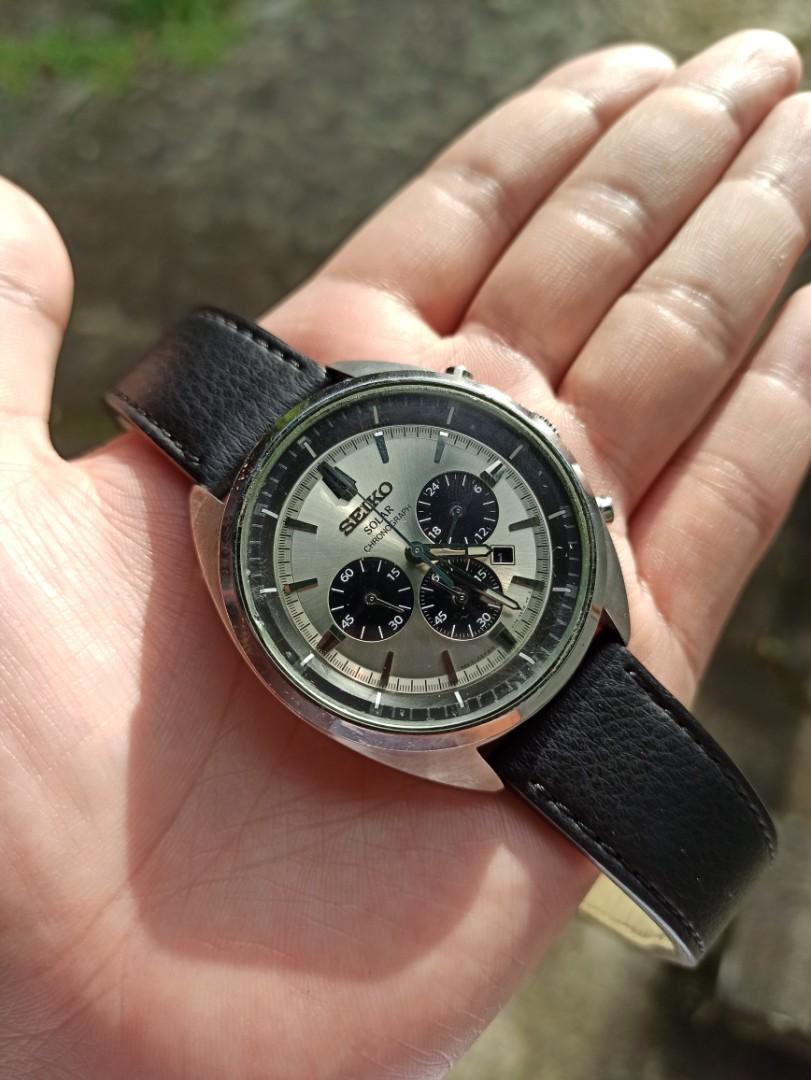 Seiko Solar - Gray Panda SSC569 - Chronograph, Men's Fashion, Watches &  Accessories, Watches on Carousell