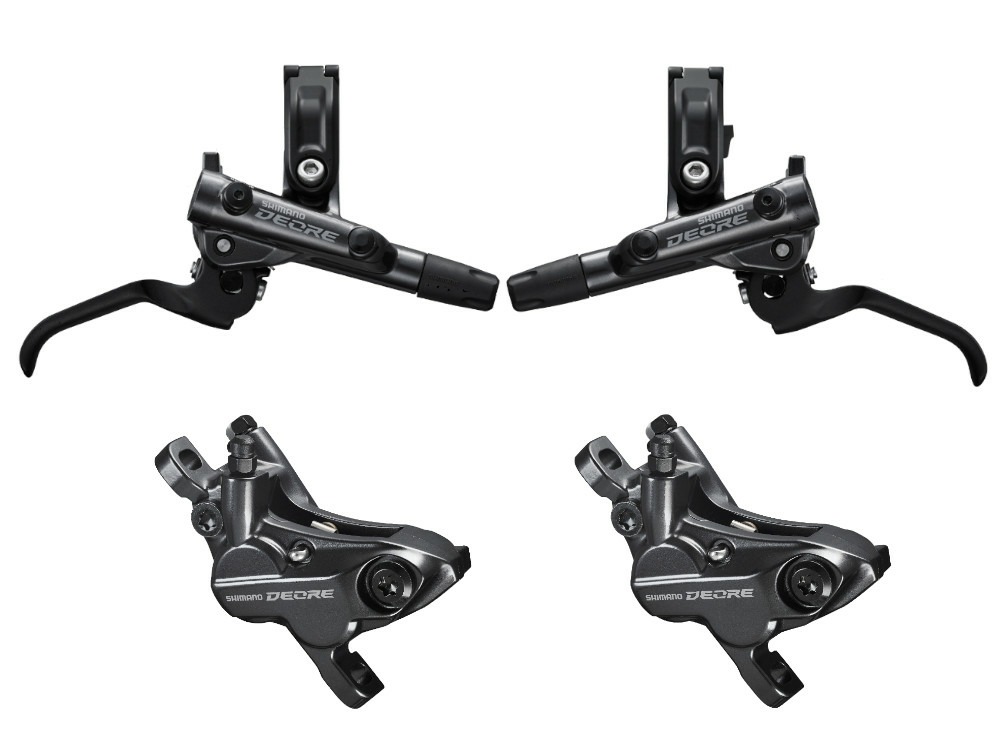 shimano deore 4 piston brakes review