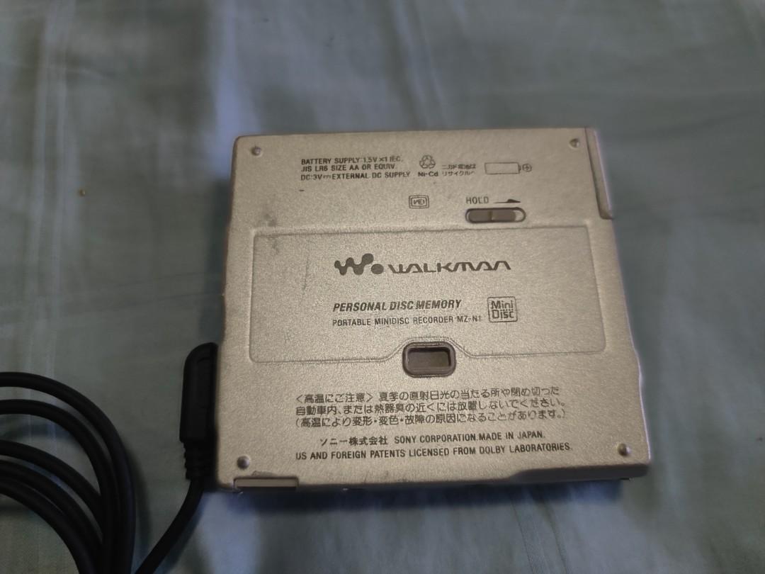 Sony MD Recorder MZN1 with original backlight remote, Audio, Portable Music Players on Carousell