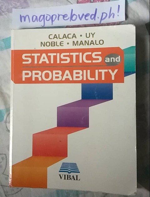 Statistics and Probability Textbook for Grade 11 SHS VIBAL Publishing ...