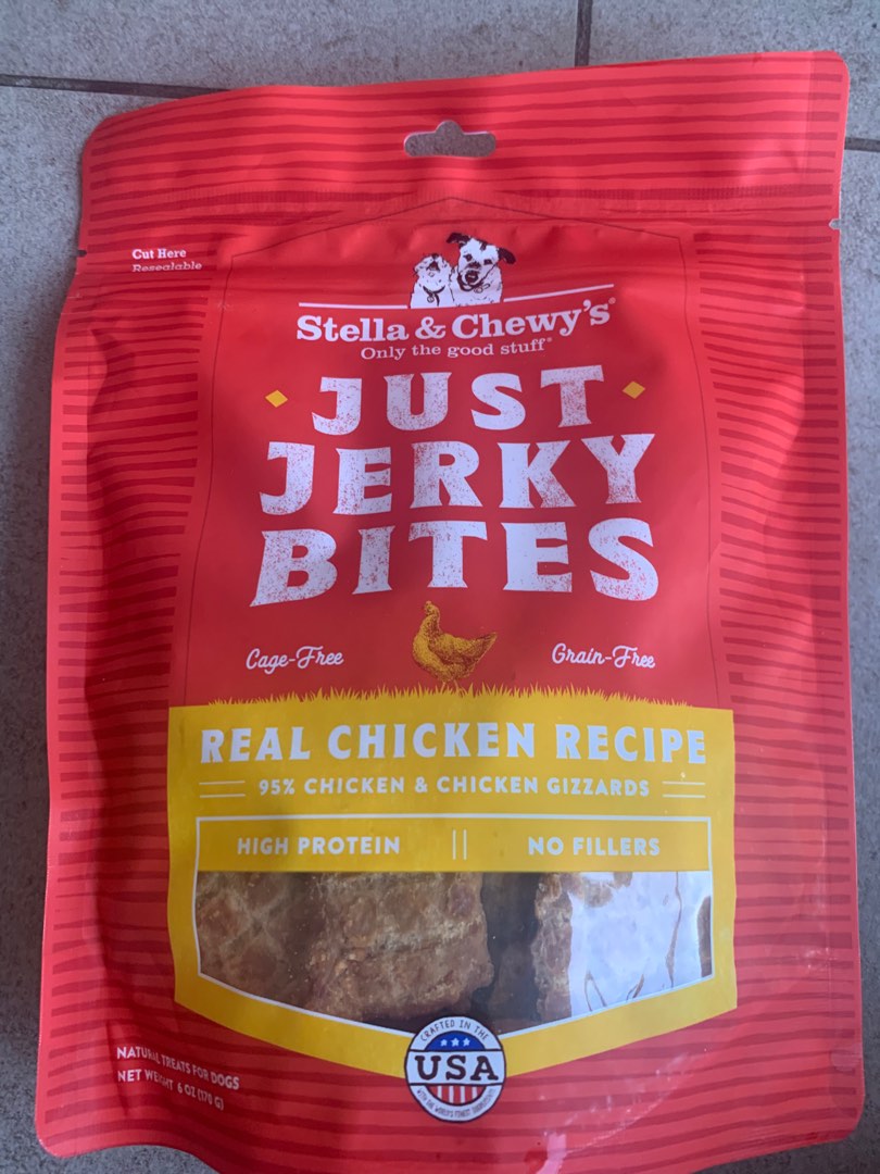 Stella and chewy just jerky bites chicken treats, Pet Supplies, Pet