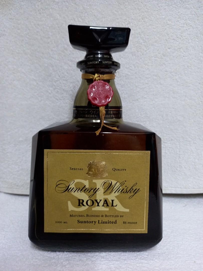 Suntory Royal SR japan old whisky 1000ml 43%, 嘢食 嘢飲, 酒精飲料- Carousell