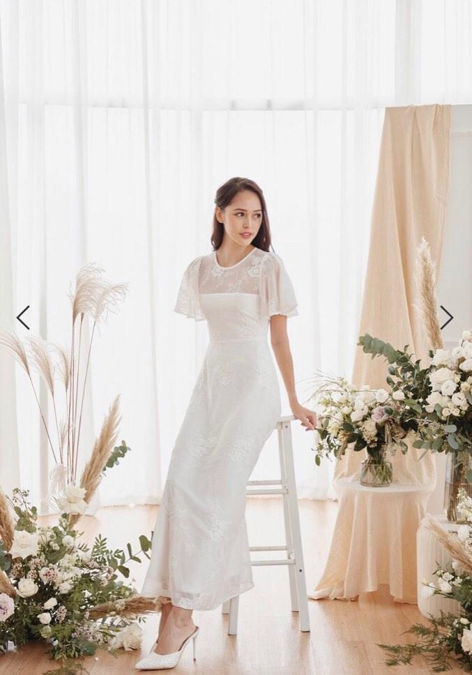 The Thread Theory - Flowers for Eternity Embroidered Dress (White), Women's  Fashion, Dresses & Sets, Dresses on Carousell