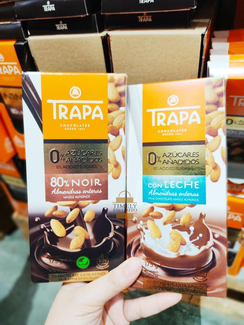 Trapa Dark Chocolate/Milk Chocolate Whole almonds 175g, Food & Drinks ...