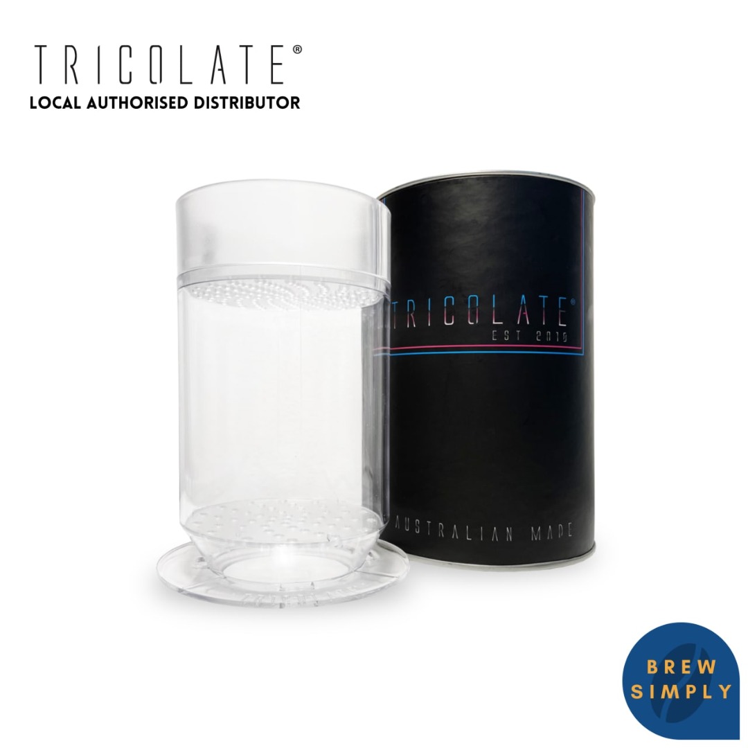 Tricolate Coffee Brewer for Filter Coffee (Filter Papers Included), TV