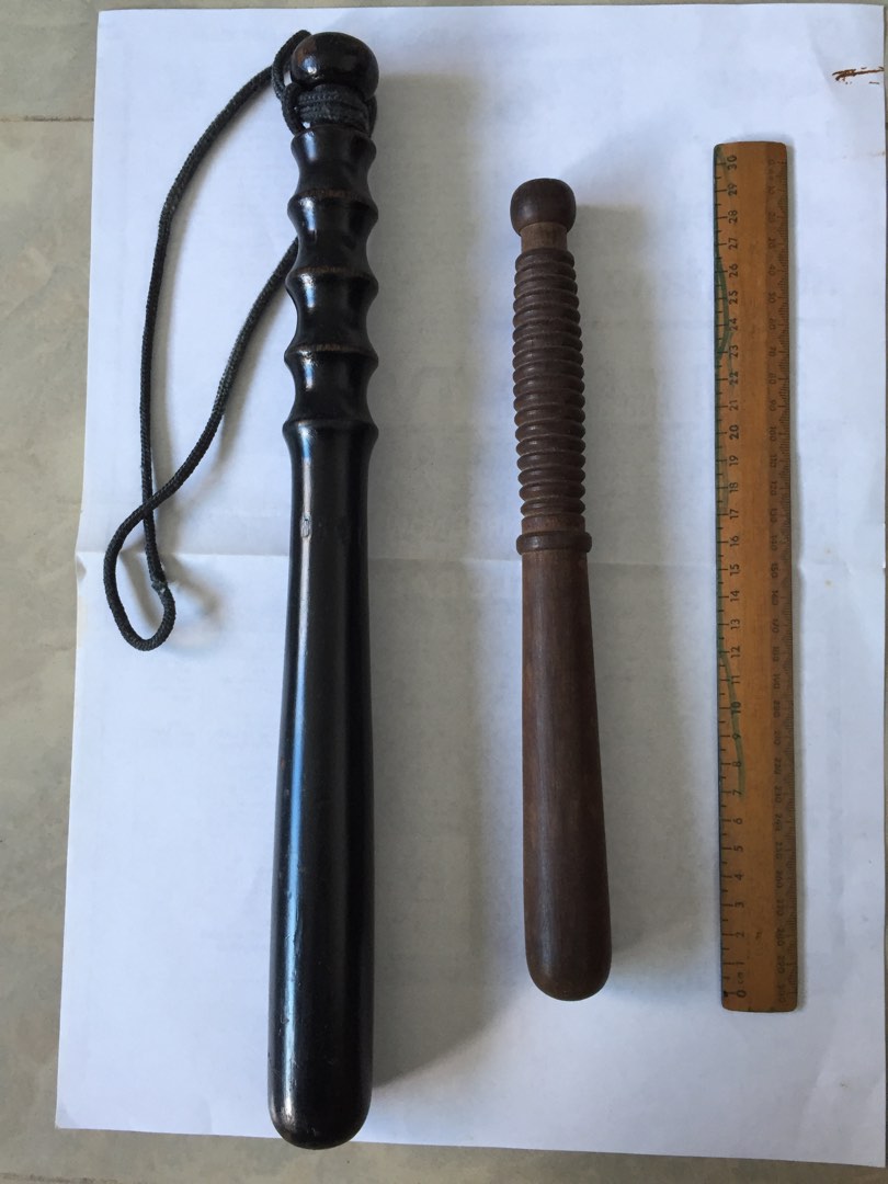 Two Police batons, including one rare detective baton, Hobbies & Toys