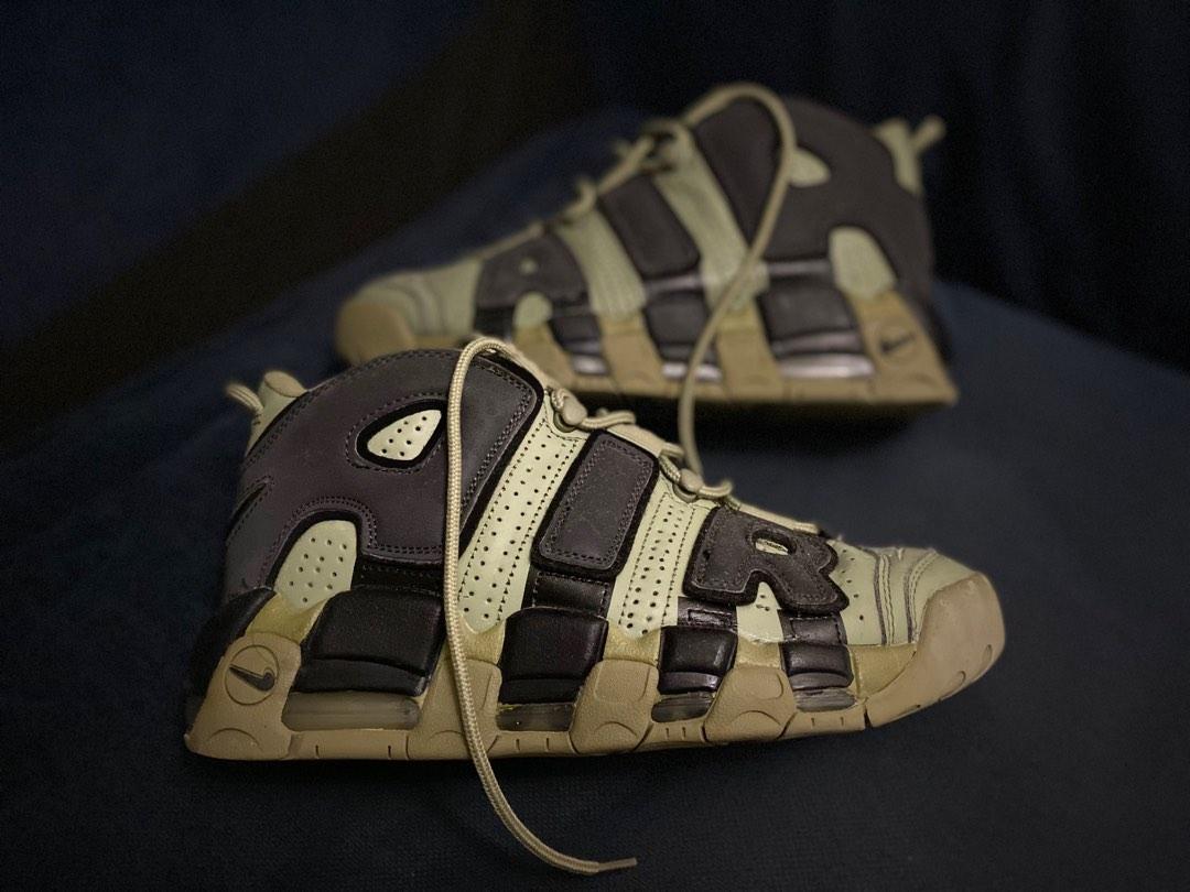 Nike uptempo dark stucco top