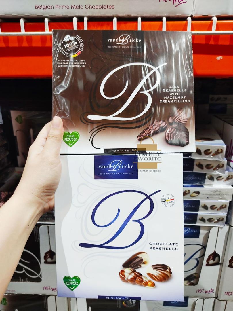 Vanden Bulcke Belgian Chocolates/Dark Chocolates Seashells with ...