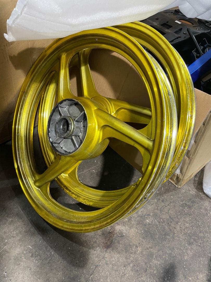 Yamaha spark rims enkei, Motorcycles, Motorcycle Accessories on Carousell